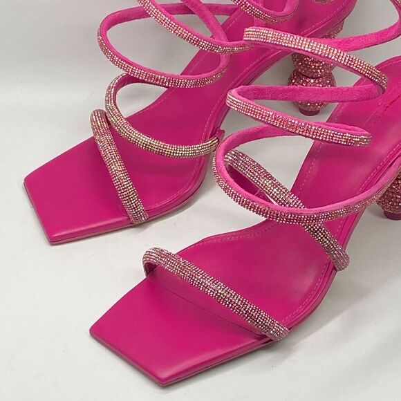 Cult Gaia Lislie Crystal Wrap Sandals size 39 - Picture 6 of 14